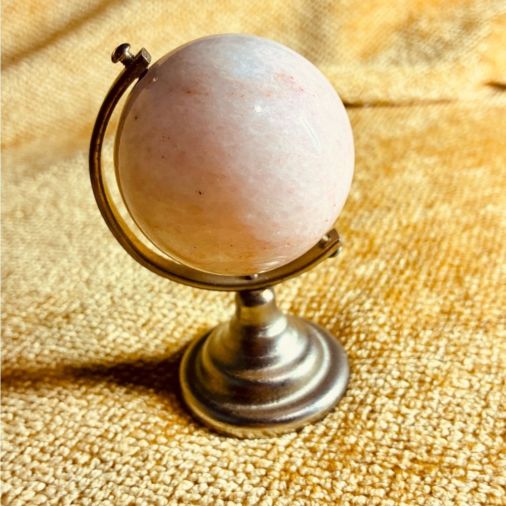 Pink Quartz Globe
